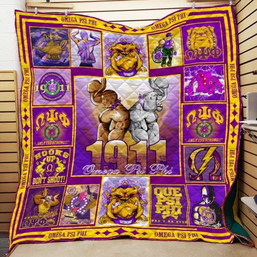 1911 Omega Psi Phi Quilt All Over Printed