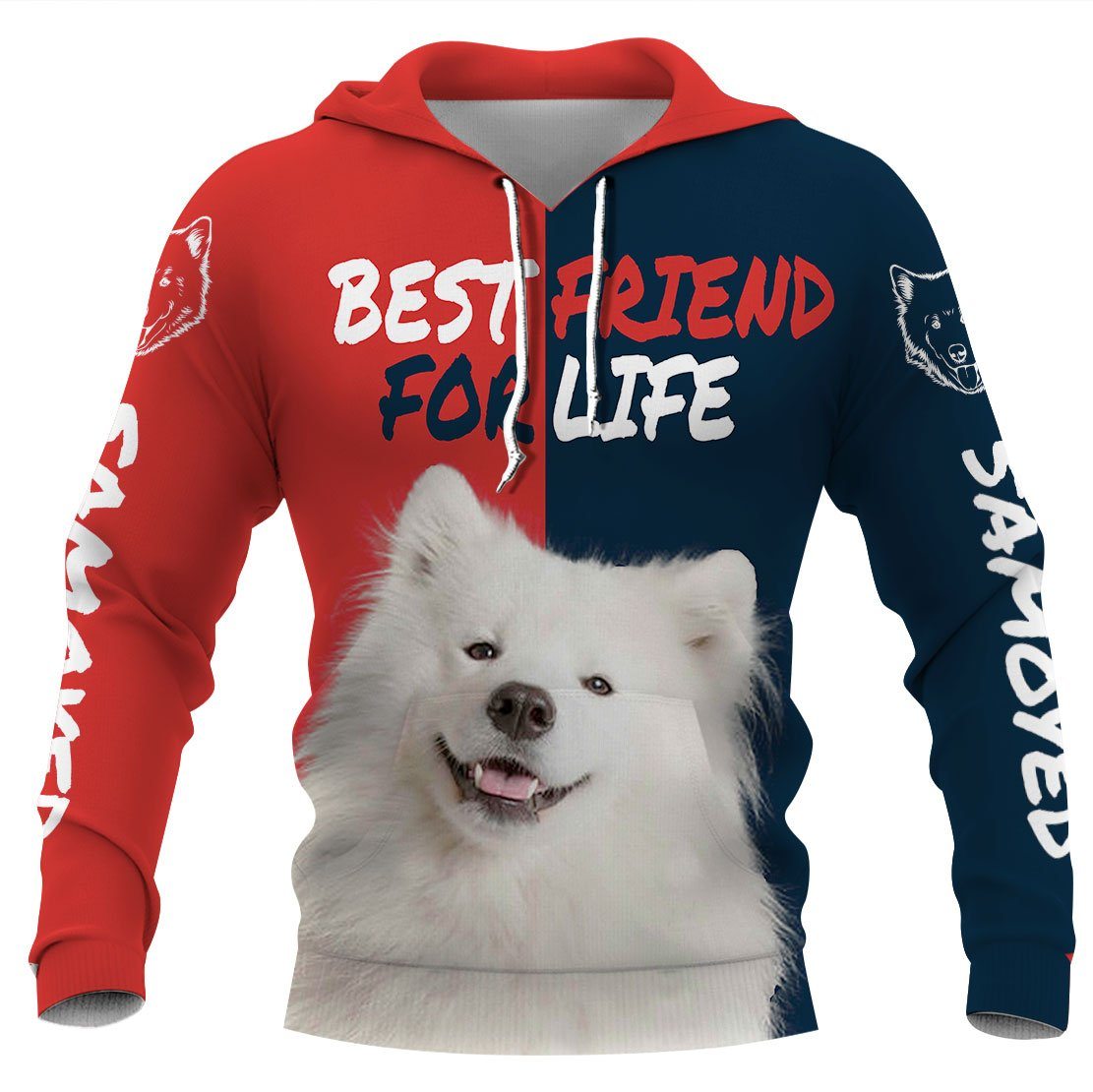 Samoyed Best Friend 3D Full Printing
