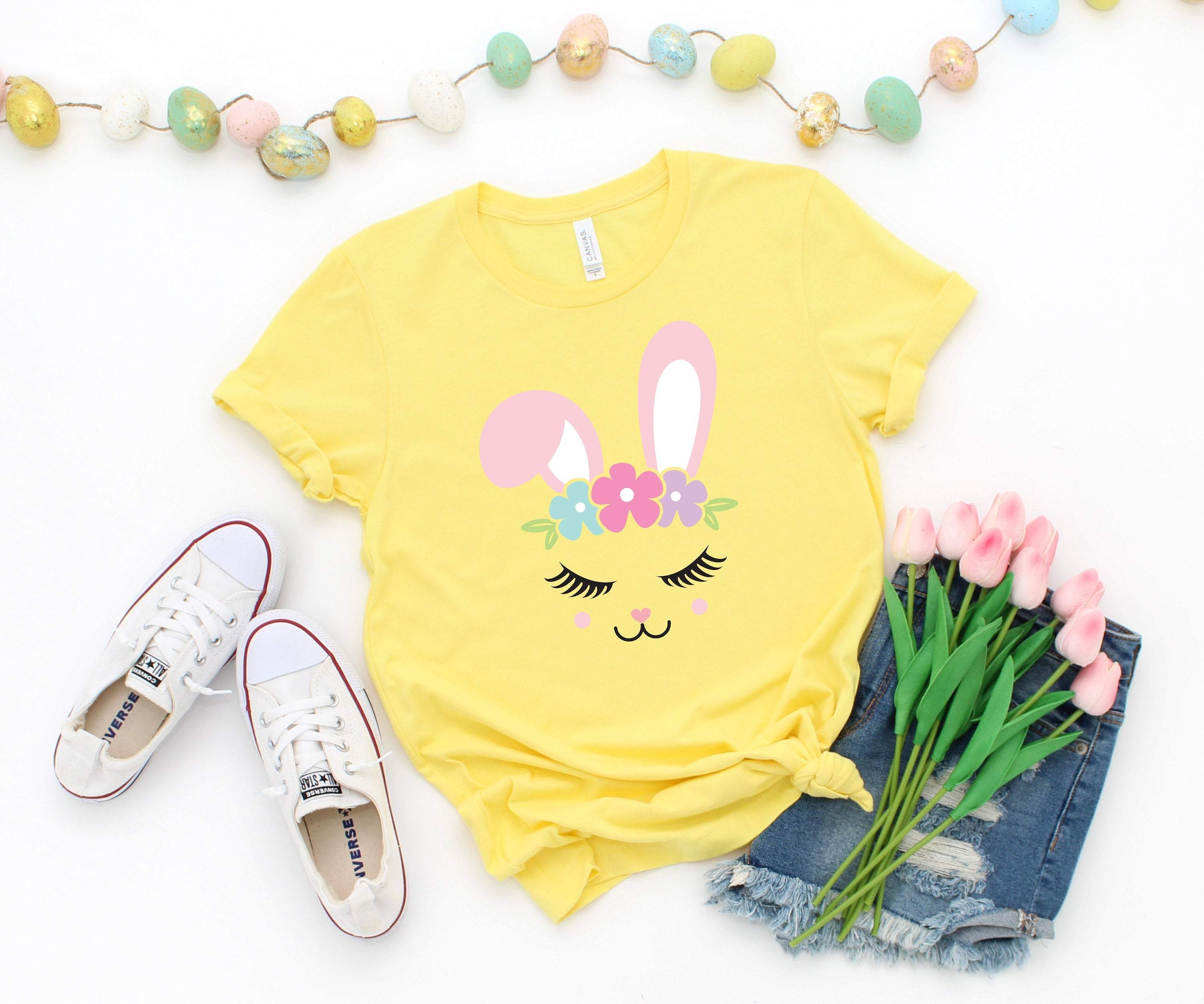 Bunny Face Shirt,Easter Bunny Shirt,Easter Shirt For Woman,Easter Shirt,Easter Family Shirteaster Matching Shirt,Bunny Shirt