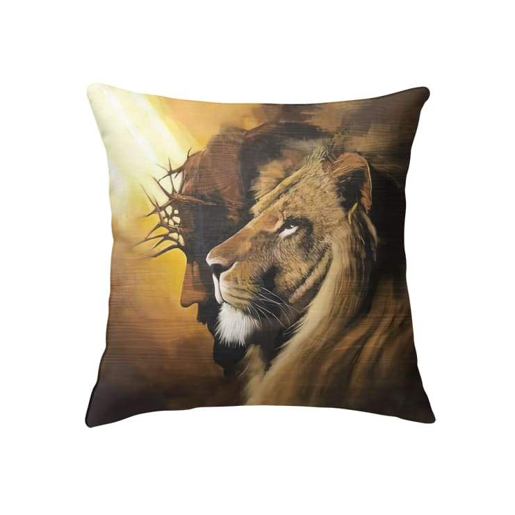 The Lion Of Judah Jesus Christ Christian Pillow