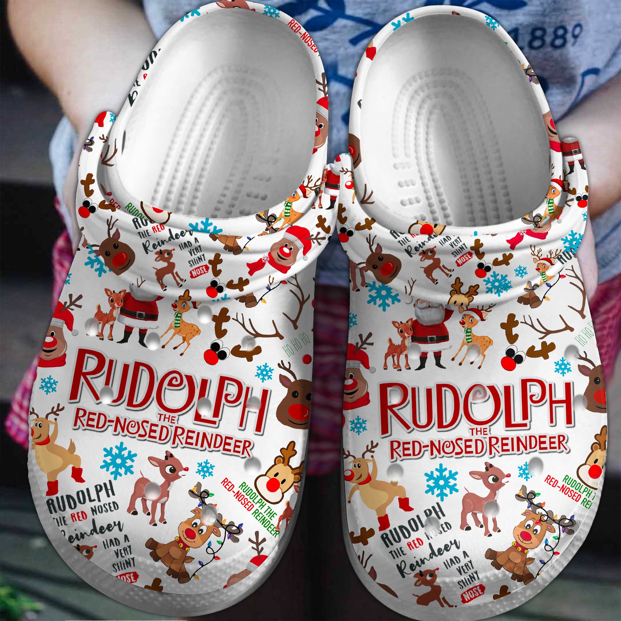 Rudolph Movie Crocss Clogs For Men Women And Kid Bm1411-1366