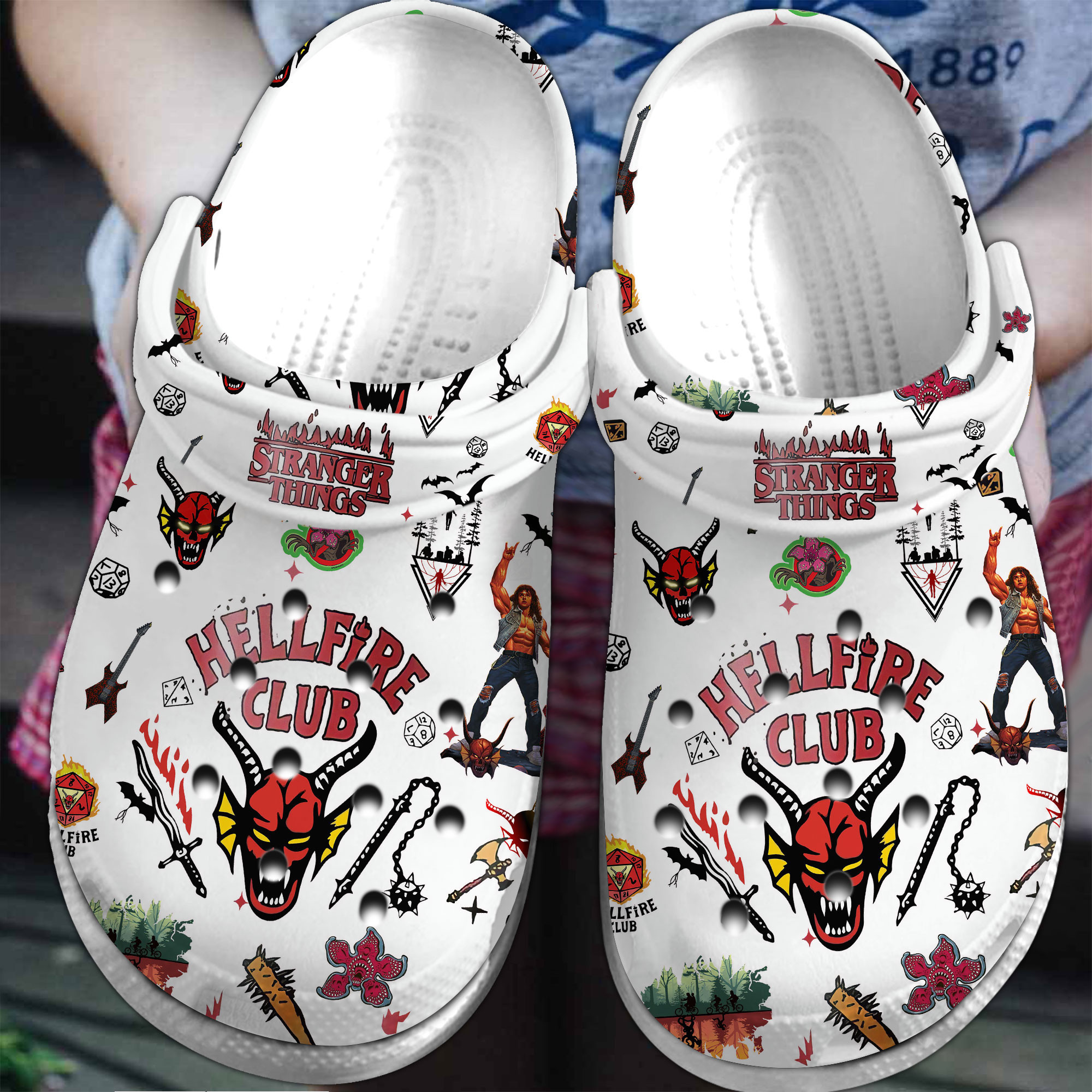 Stranger Things Tv Series Crocss Clogs For Men Women And Kid Uns6Lzqa