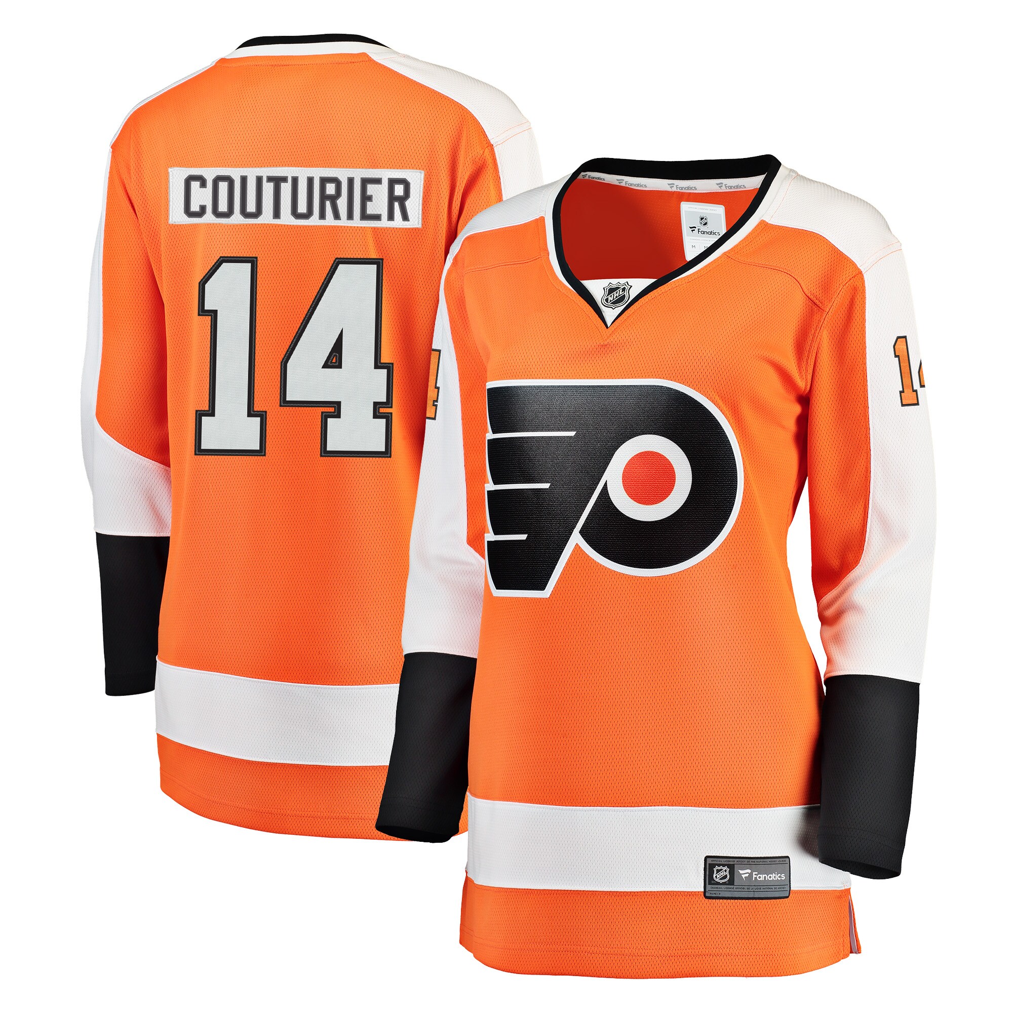 Women's Philadelphia Flyers Sean Couturier Orange Breakaway Player Jersey