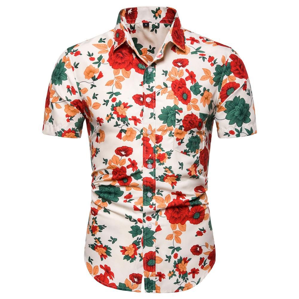 Hawaii Style Short Sleeve Shirts Ha53692