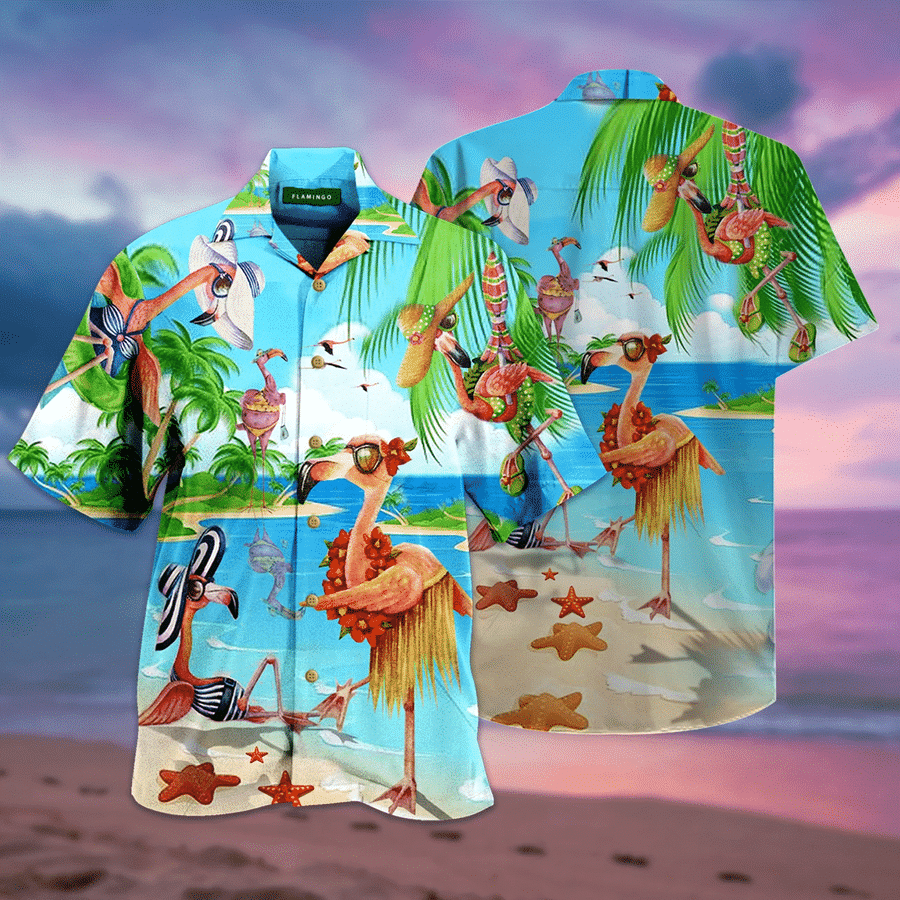 Shop Hawaii Aloha Shirts Flamingo Beach Day Ha67645