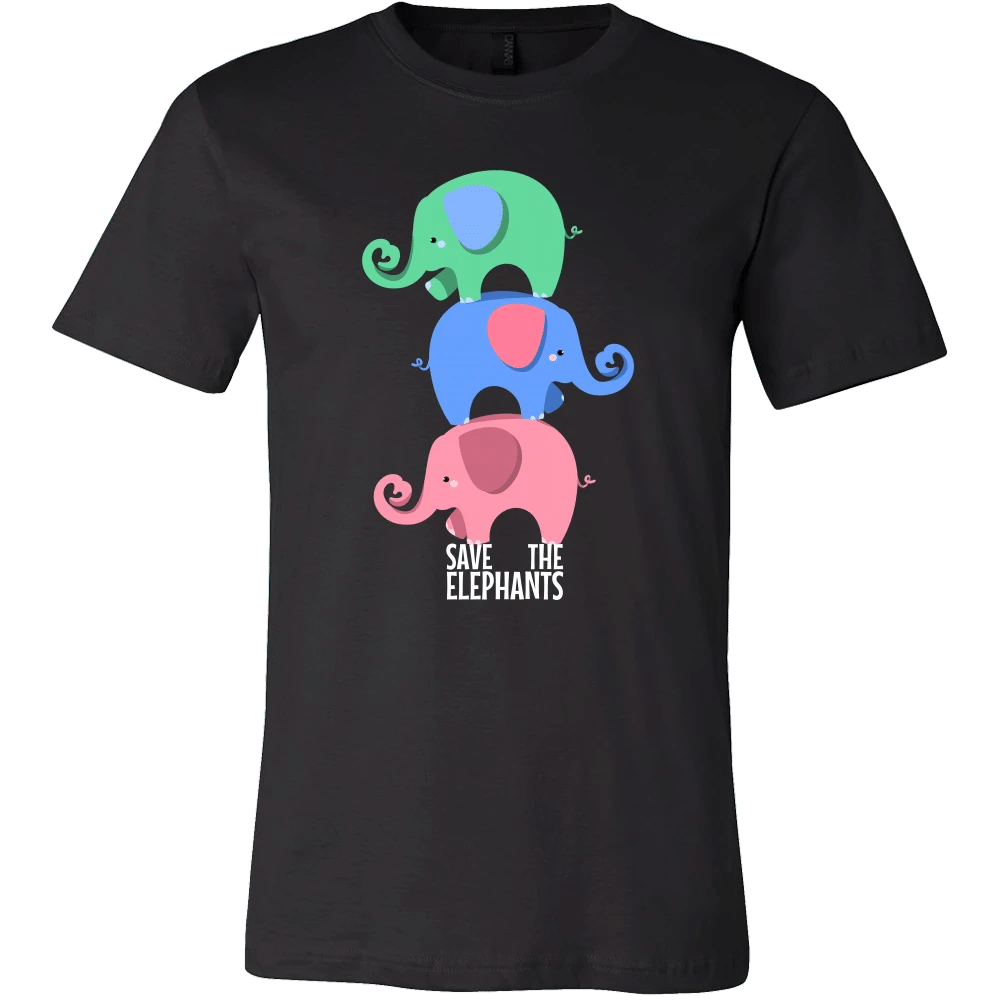 Save The Elephants, Cute Elephant, Wild Animal T-Shirt