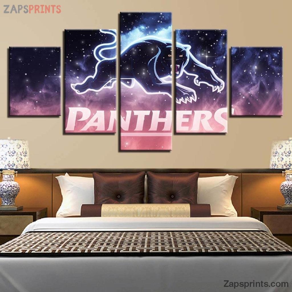 Carolina Panthers Logo Canvas Wall Art