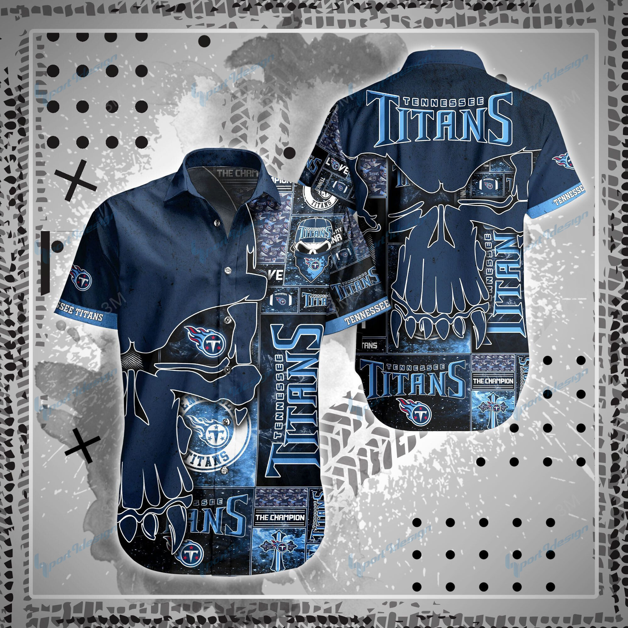 Tennessee Titans Shirt And Shorts Bg101