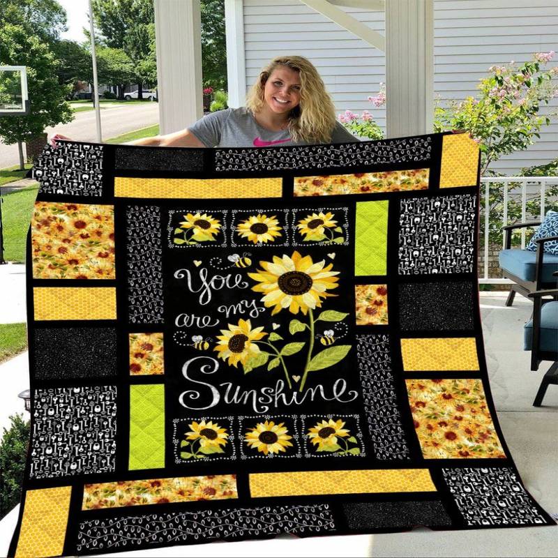 You are my sunshine Quilt Blanket