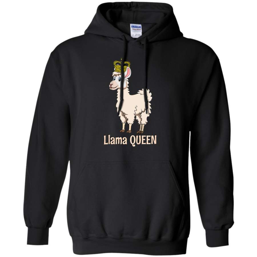 AGR Kids Llama Queen Shirt Cute Save the Drama Alpaca Shirt hoodie