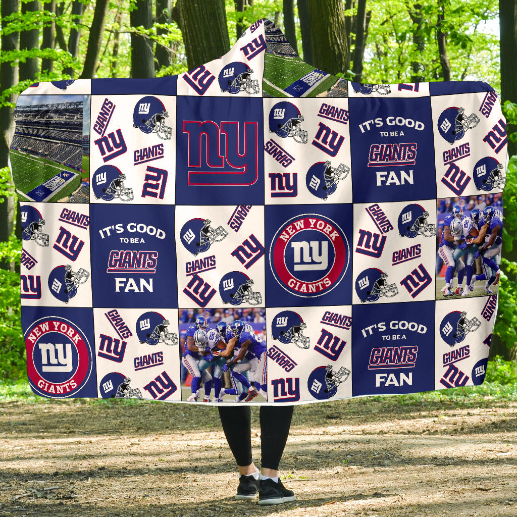 Its Good To Be A New York Giants Fan Gift For Fan 3D Full Printing Hooded Blanket 9021