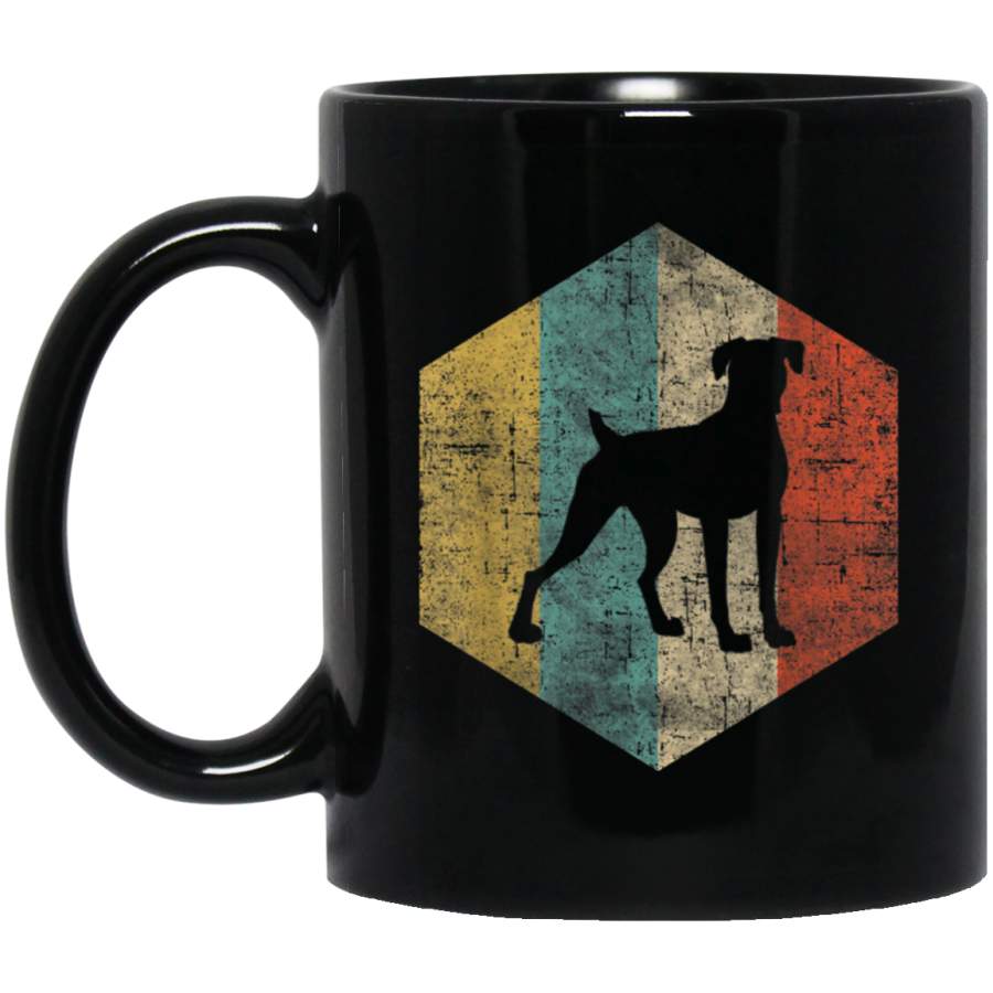 Boxer Mug  Retro Vintage Boxer Dog Mug