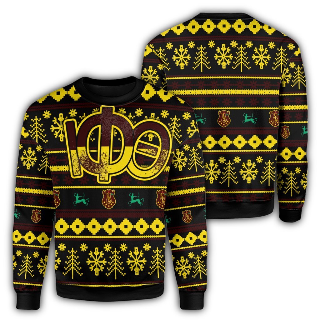 Greek Life Sweatshirt – Iota Phi Theta Christmas Splatters Sweatshirt