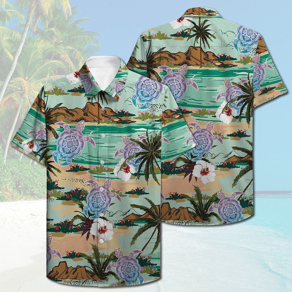 Wild Animal Sea Turtle 3D All-Over Printed Hawaiian Shirt – Hwg005C