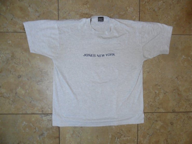 Vtg Jones New York Gray Shirt