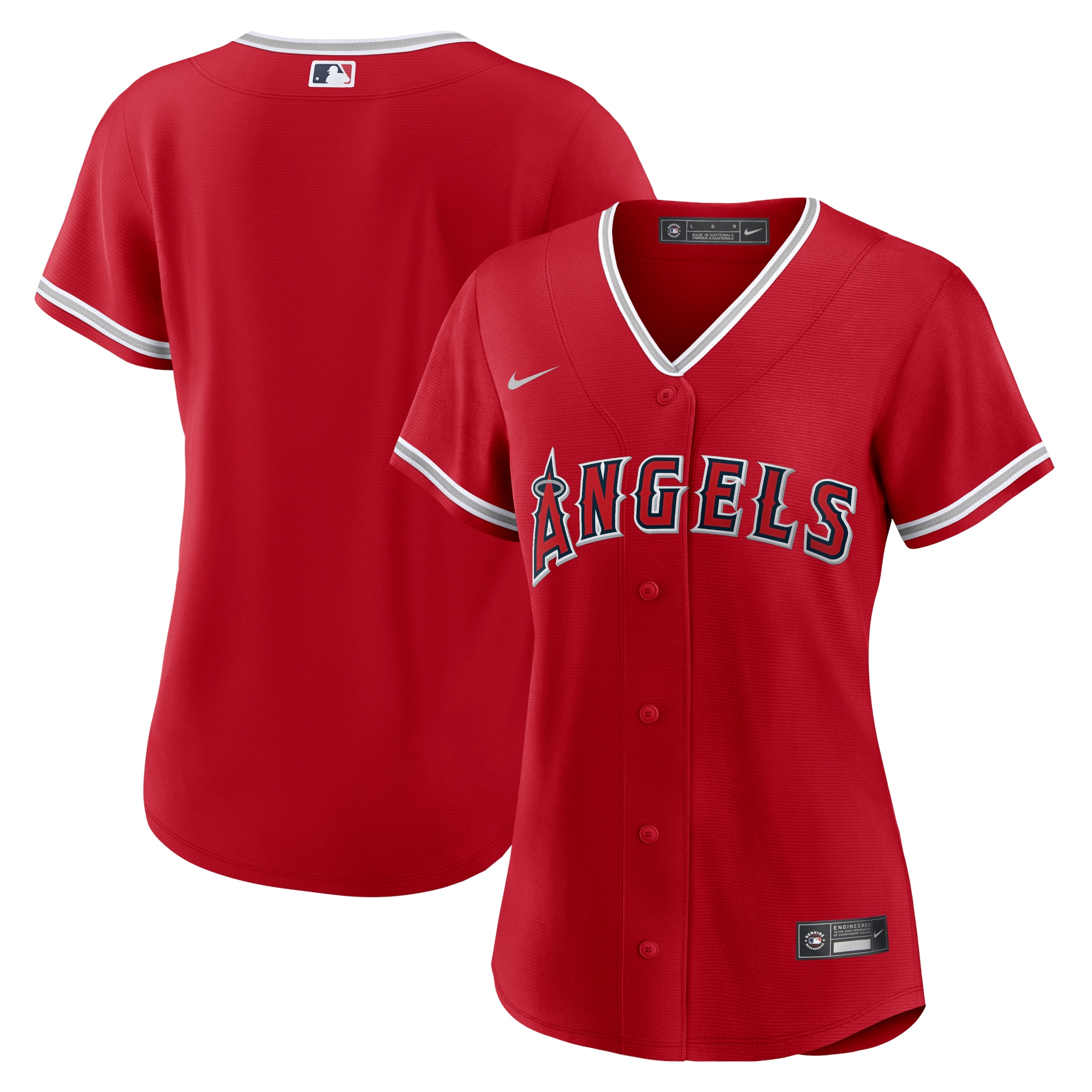 Los Angeles Angels Women's Alternate Replica Team Jersey – Red