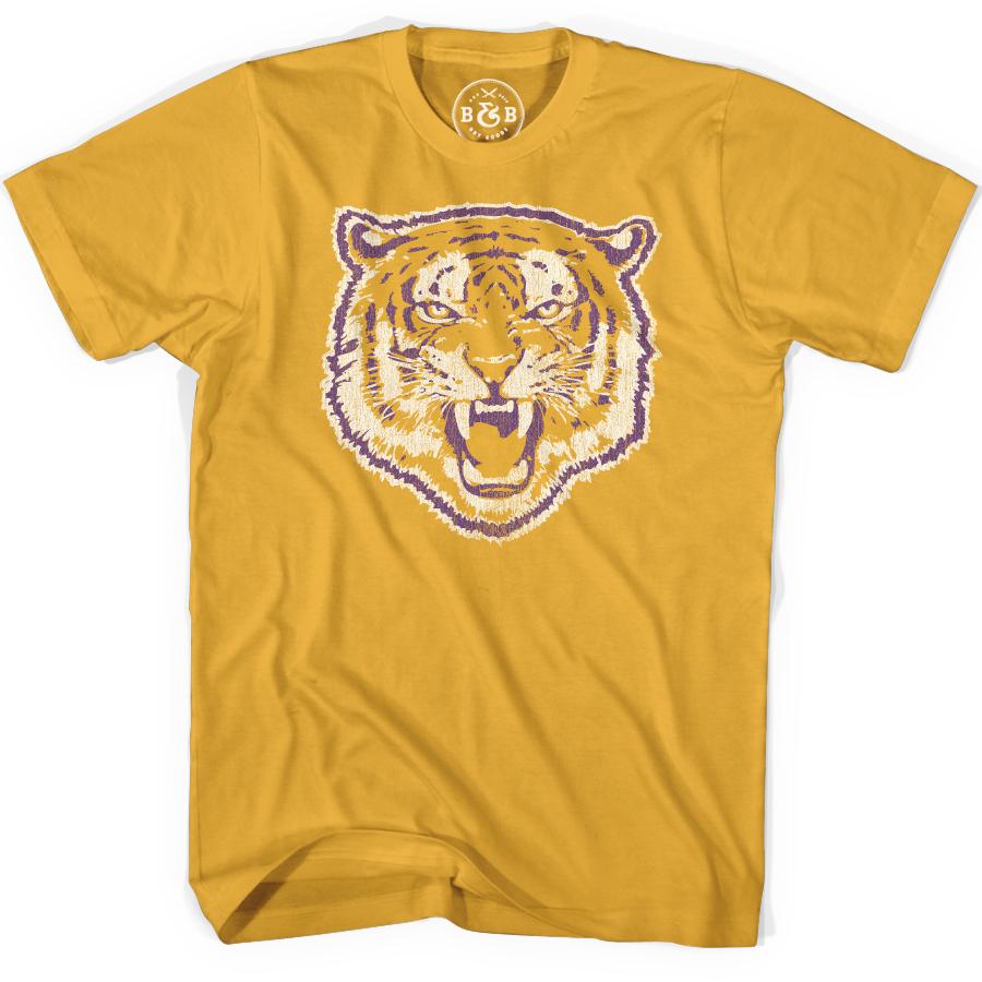 B&B Dry Goods LSU Tigers 84 Tiger T-Shirt – Mustard