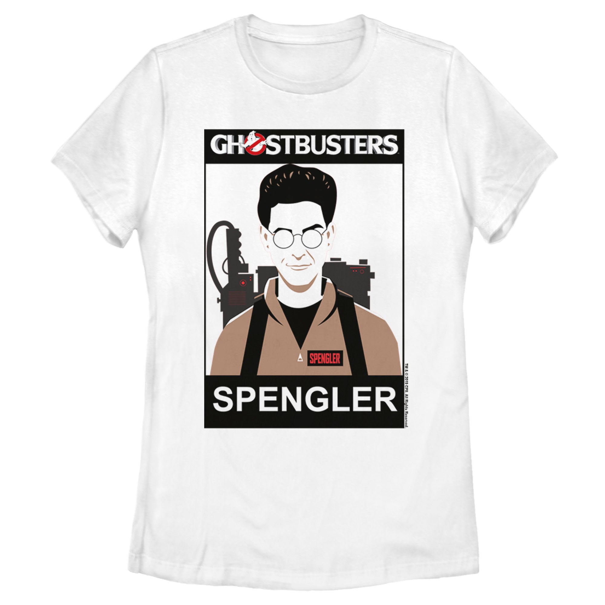 Women’S Ghostbusters Spengler 2D Cell Shade T-Shirt