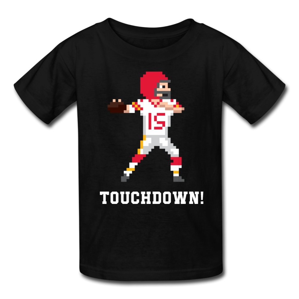 Retro Video Game Touchdown Kansas City Football – Kids’ T-Shirt