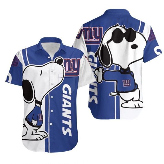 New York Giants Hawaiian Aloha Short Sleeves Shirt For Big Fans