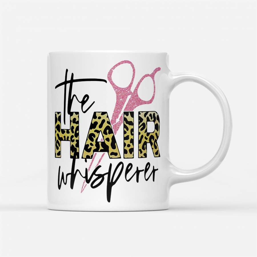 The Hair Whisperer Leopard – White Mug