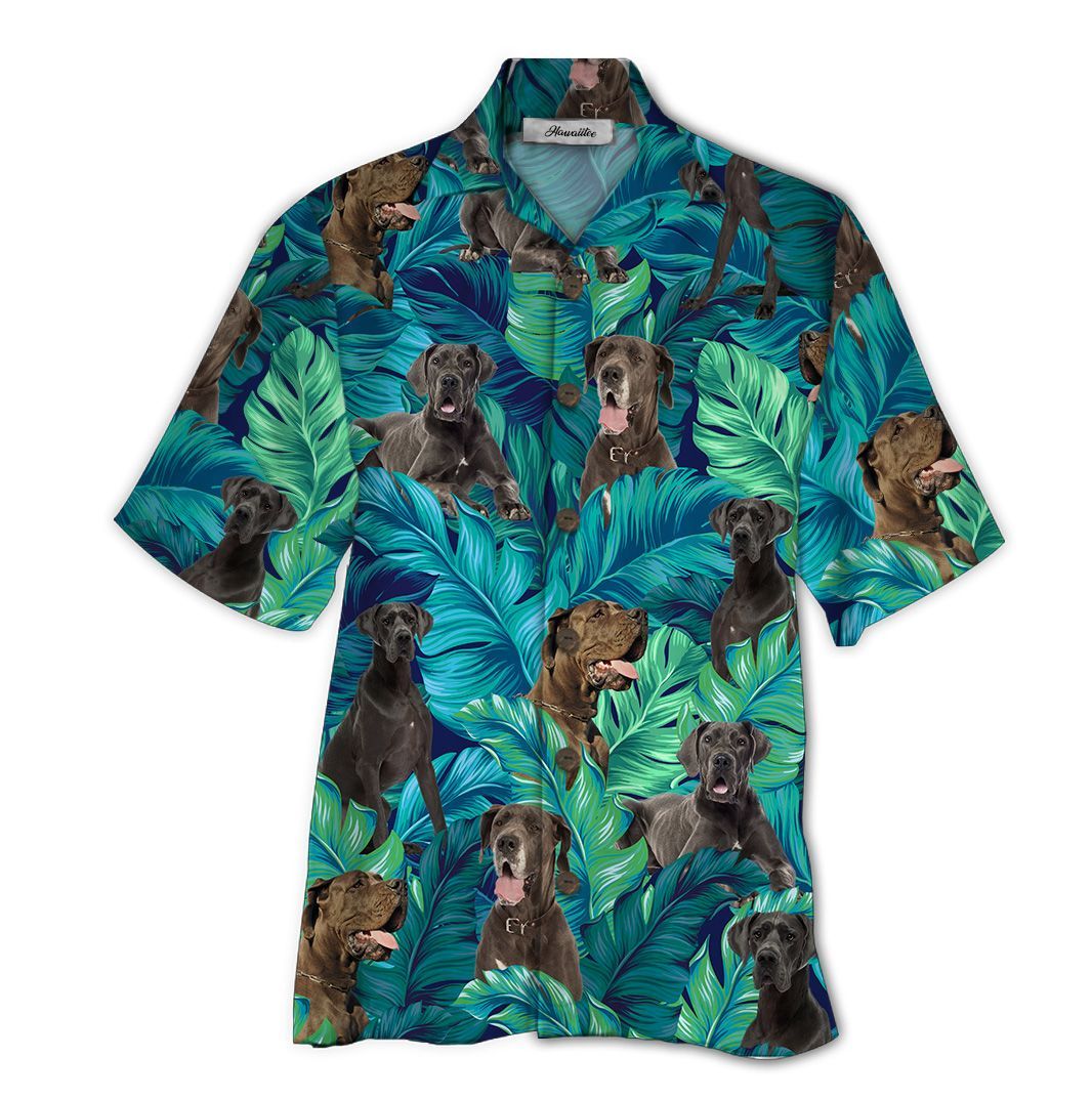 Great Dane Blue Amazing Design Unisex Hawaii Shirt For Men And Women Ha64303