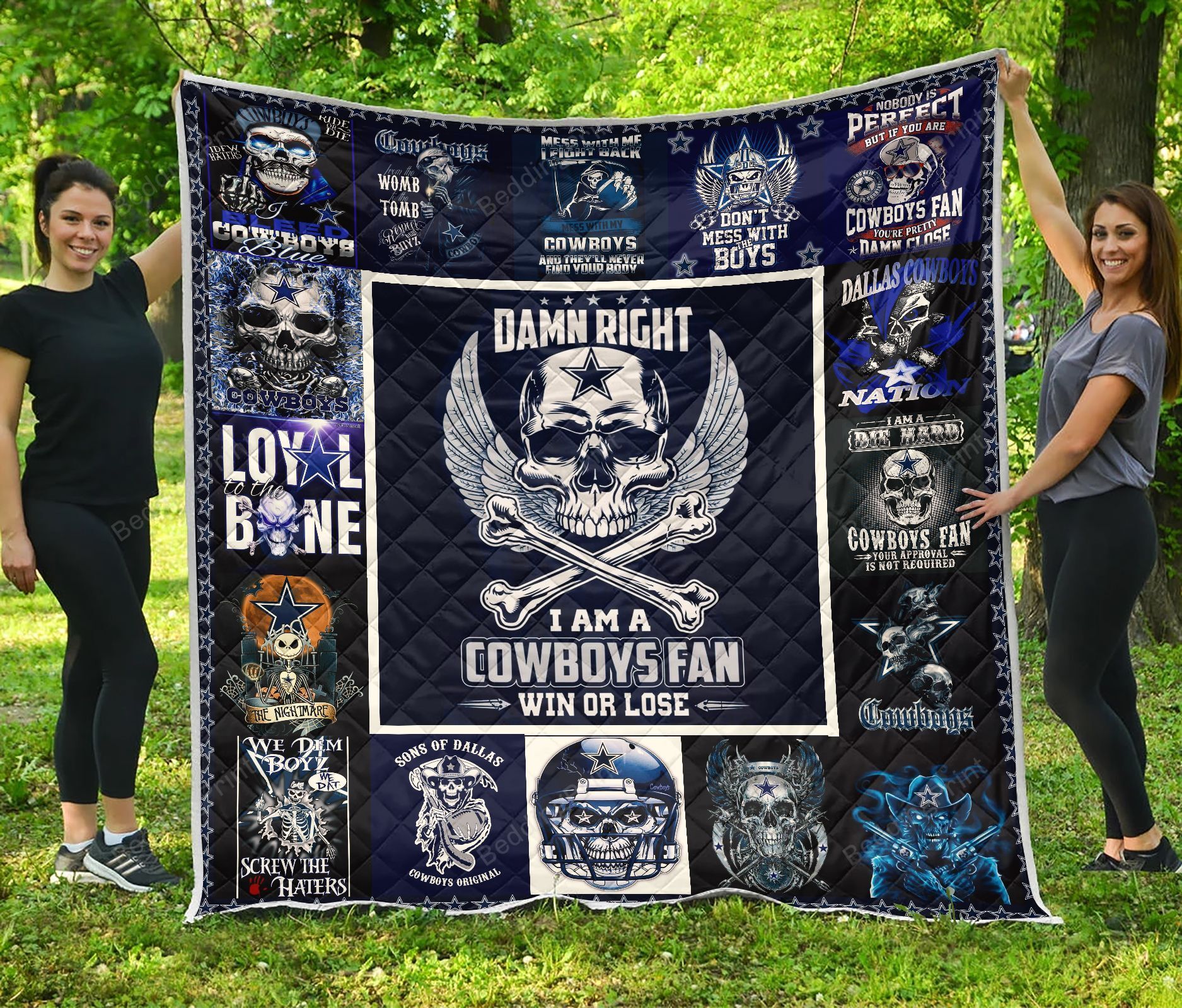 Dallas Cowboys Halloween – Quilt Blanket