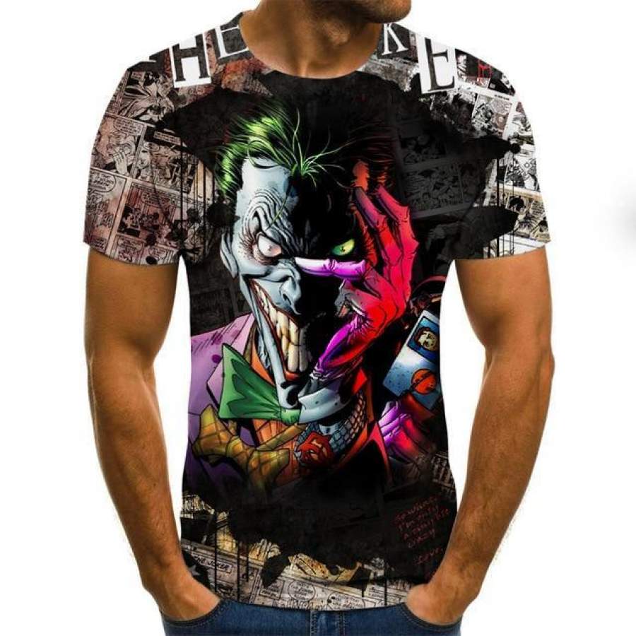 The Joker 3D T-shirt 3D Fashion Vintage
