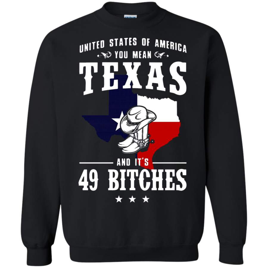 AGR United States Of America Texas And It’s 49 Bitches Sweatshirt