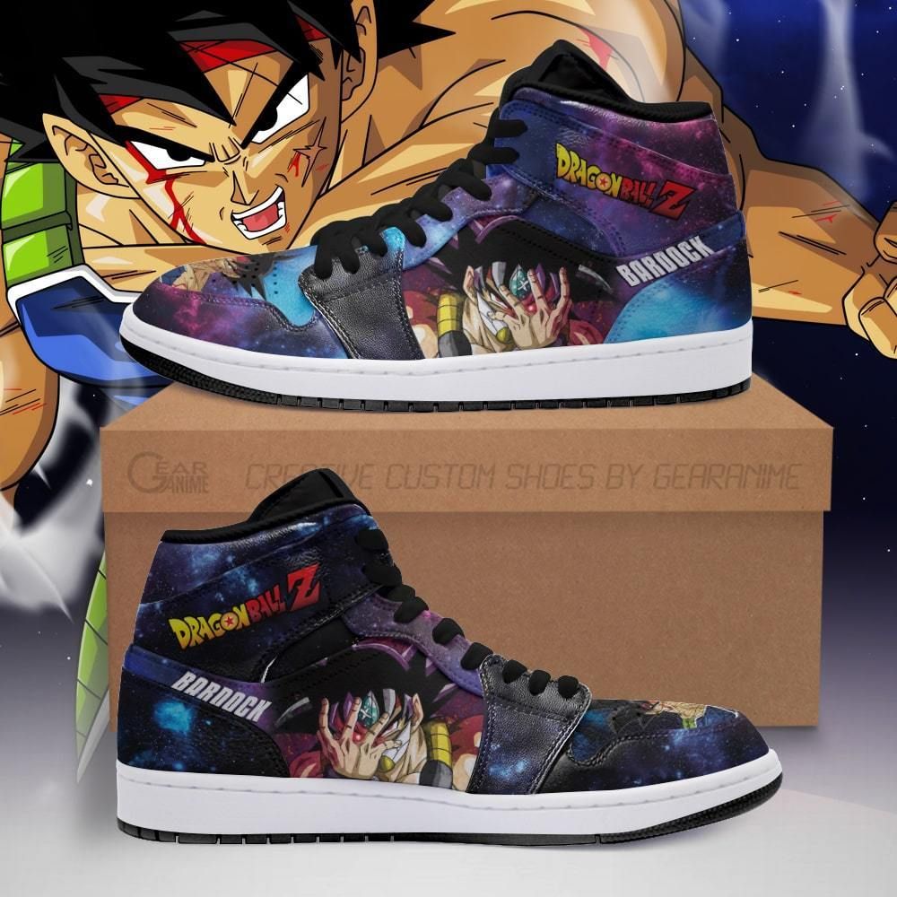 Bardock Galaxy Dragon Ball Z Anime Fan Pt04 Air Jordan Shoes Sport Sneakers
