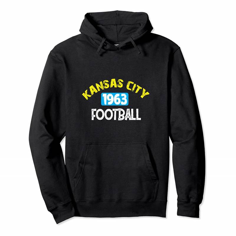 Kansas City 1963 American Football Yellow White Gift Present Pullover Hoodie, T Shirt, Sweatshirt