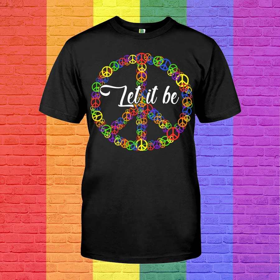 Bisexual Pride Shirt, Let It Be, Lgbtq Support Shirt, Gift For Pride Month