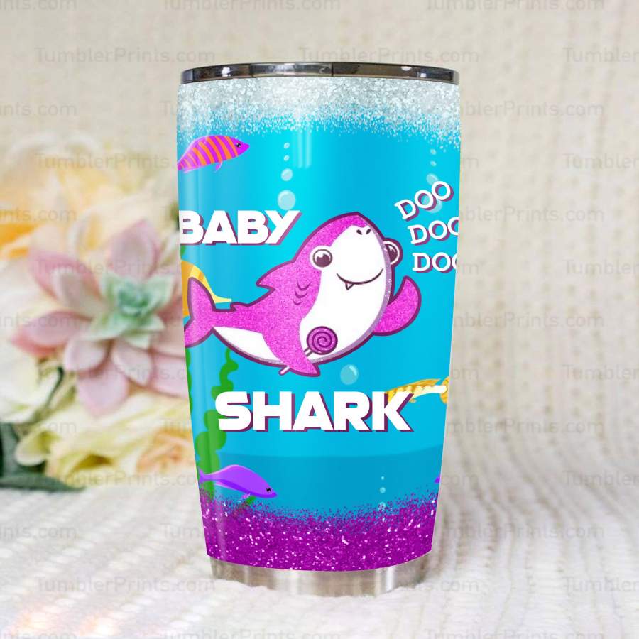 Baby shark Stainless Steel Insulated Tumbler Cup ver 2