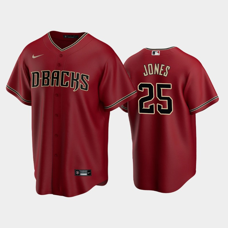 Arizona Druw Jones 25 2022-23 Draft Diamondbacks Red Alternate Jersey