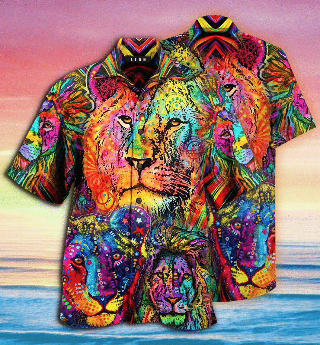 Order Colorful Lion King Hawaii Shirt Ha70885