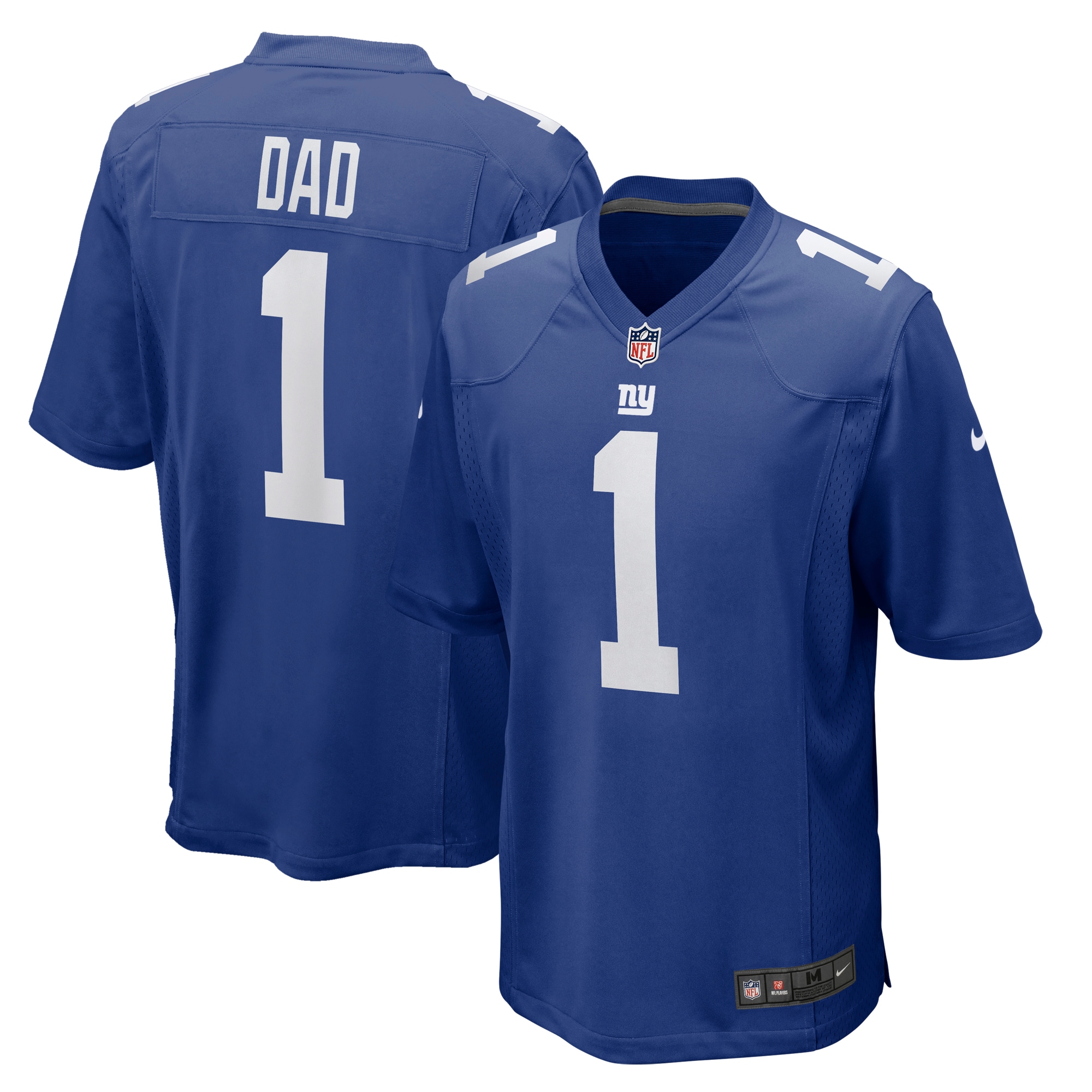 Number 1 Dad New York Giants Game Jersey – Royal