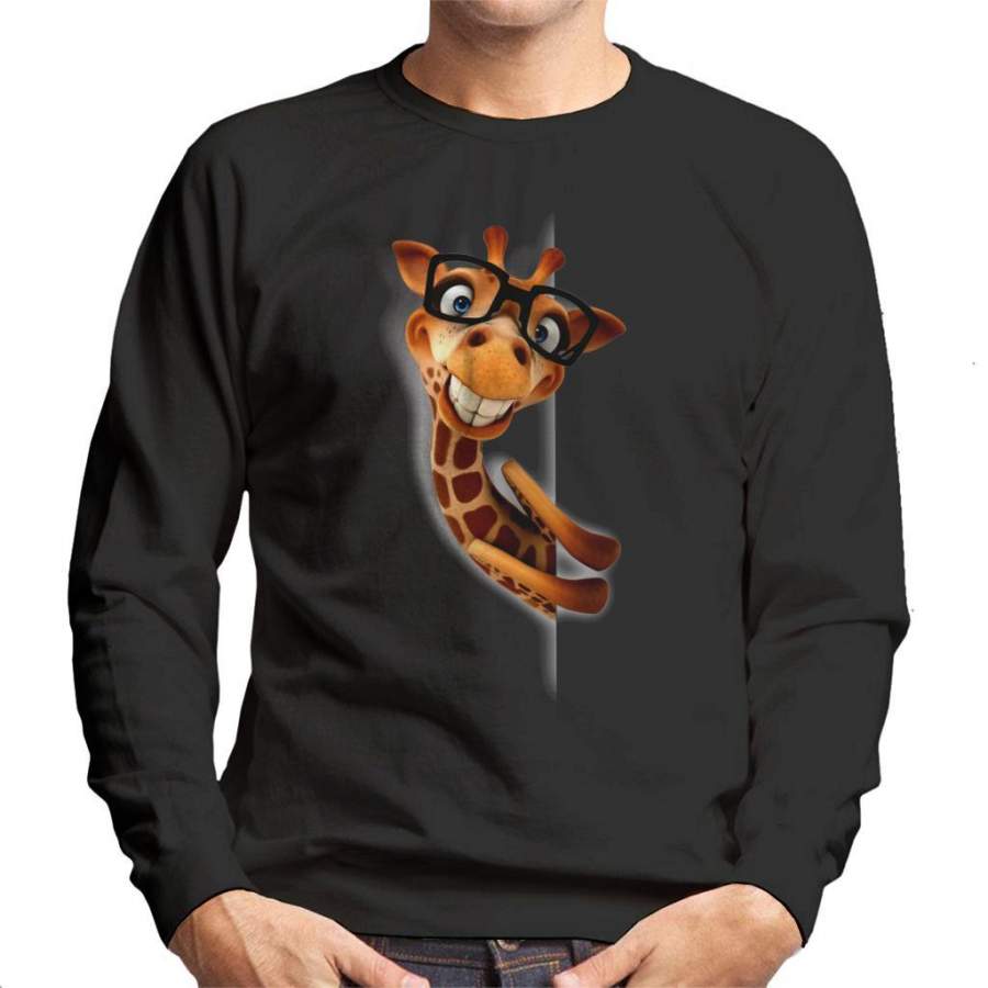 Nerd Giraffe Men’s Sweatshirt