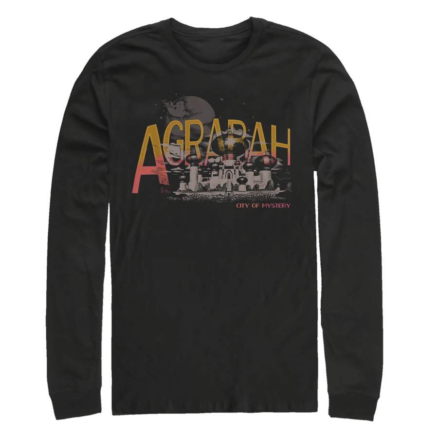 Aladdin Men’s Agrabah City of Mystery  Long Sleeve Shirt