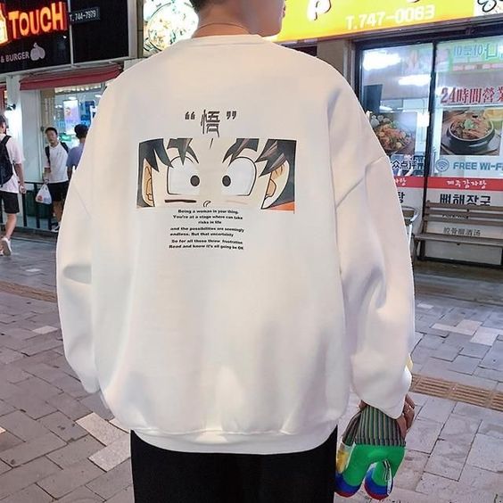 Japanse Son Goku Training Sweater fashionstation