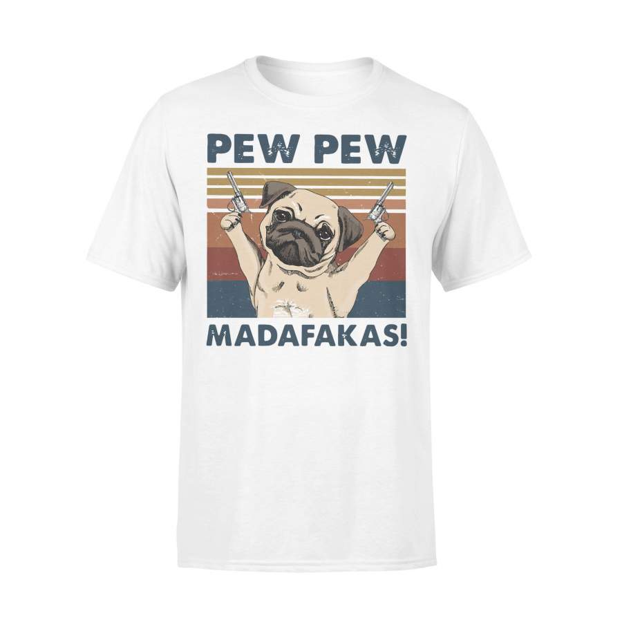 Pug Pew Pew Madafakas Vintage T-shirt