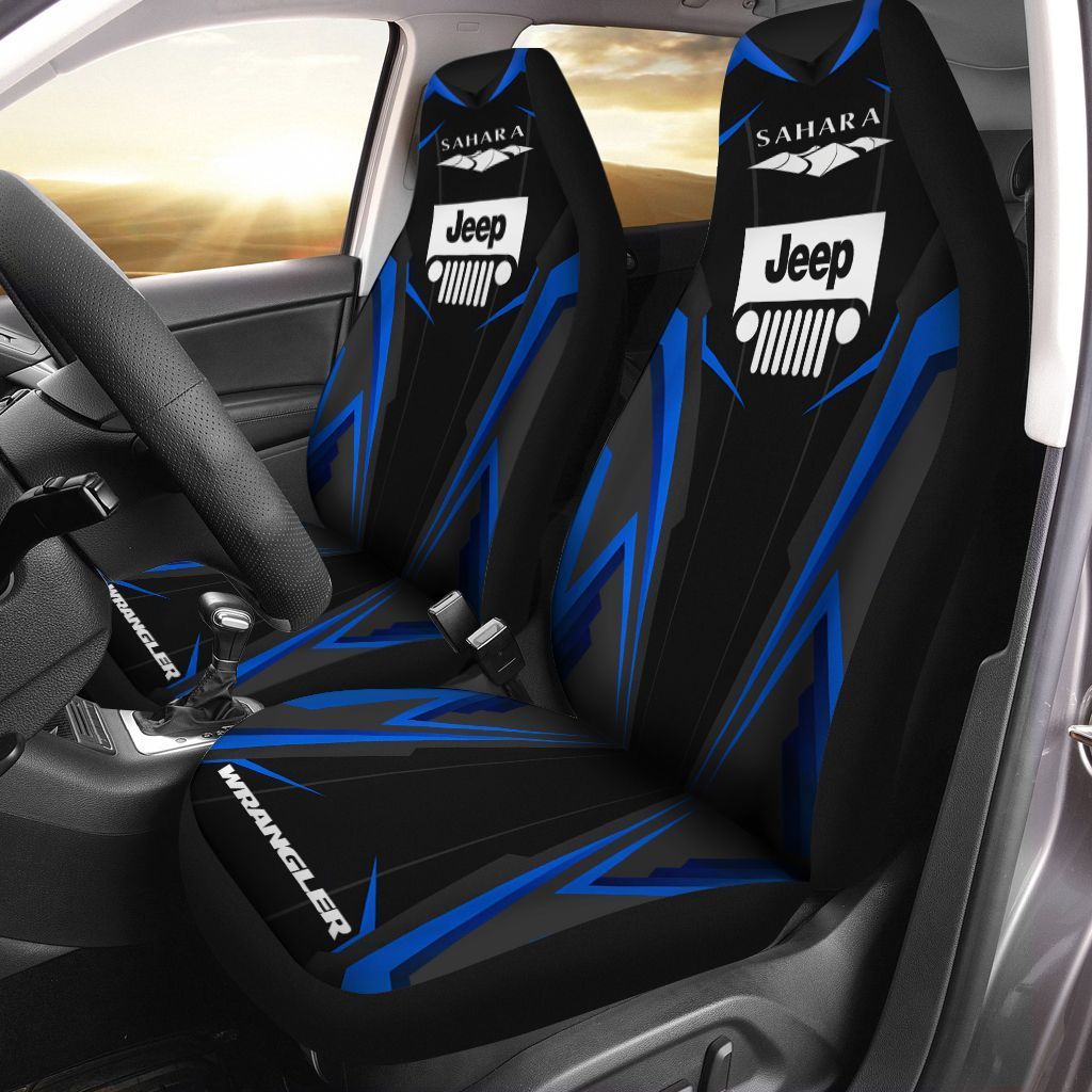 Jeep Nqp-Ht Car Seat Cover (Set Of 2) Ver 2 (Blue)