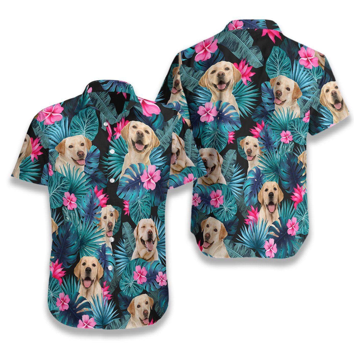 Tropical Labrador Ez08 0207 Hawaiian Shirt