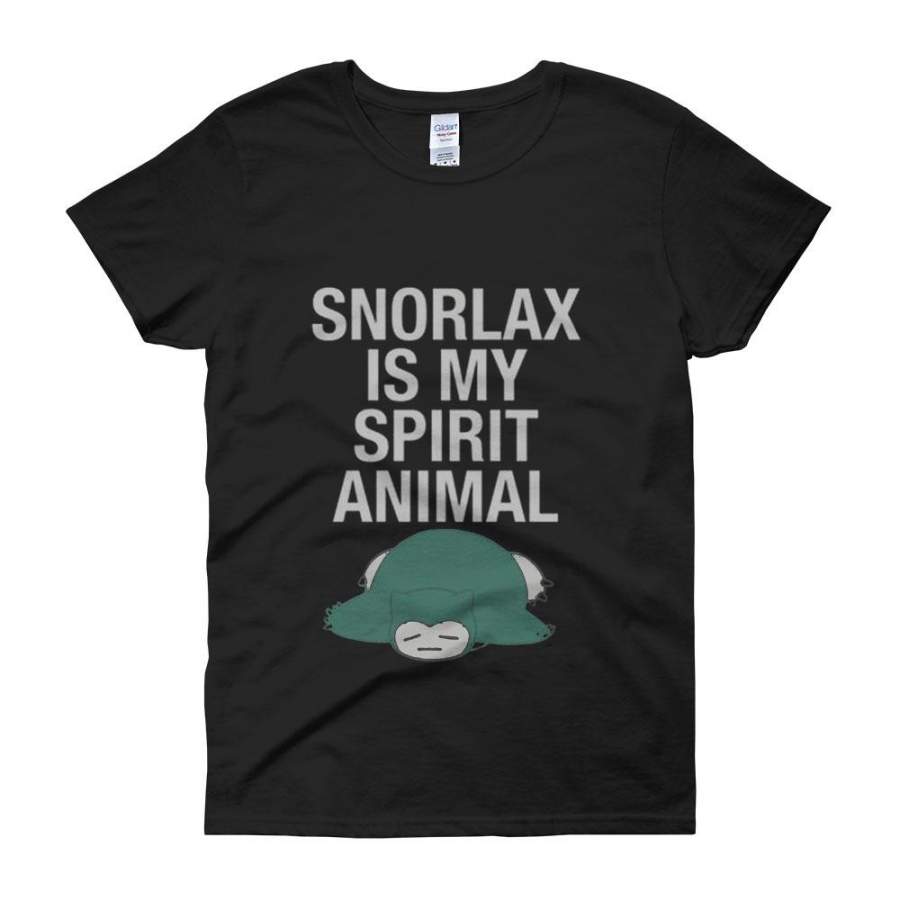 Snorlax Is My Spirit Animal Women’S T Shirt