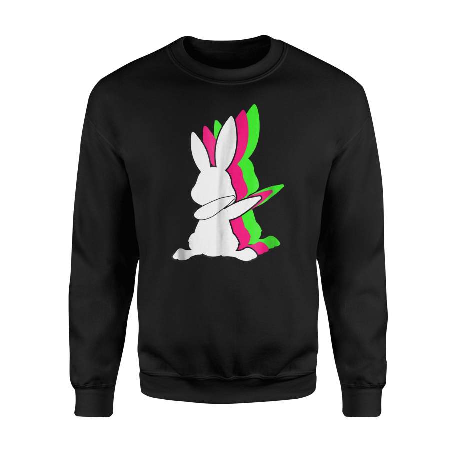 Cool Dabbing Easter Bunny Easter Egg Hunting Sweatshirt