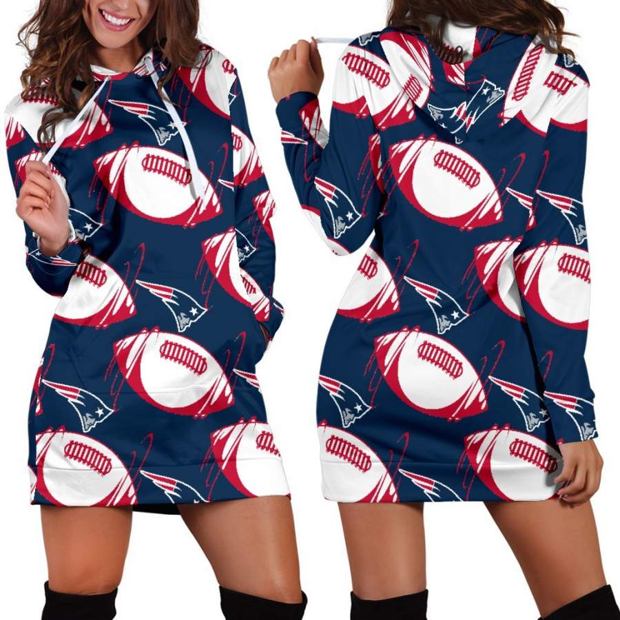 New England Patriots Hoodie Dress