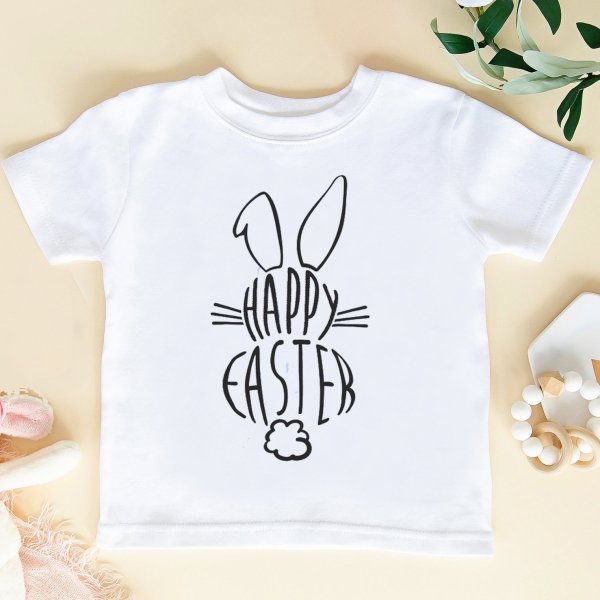 Bunny Ears Happy Easter Shirt Gst