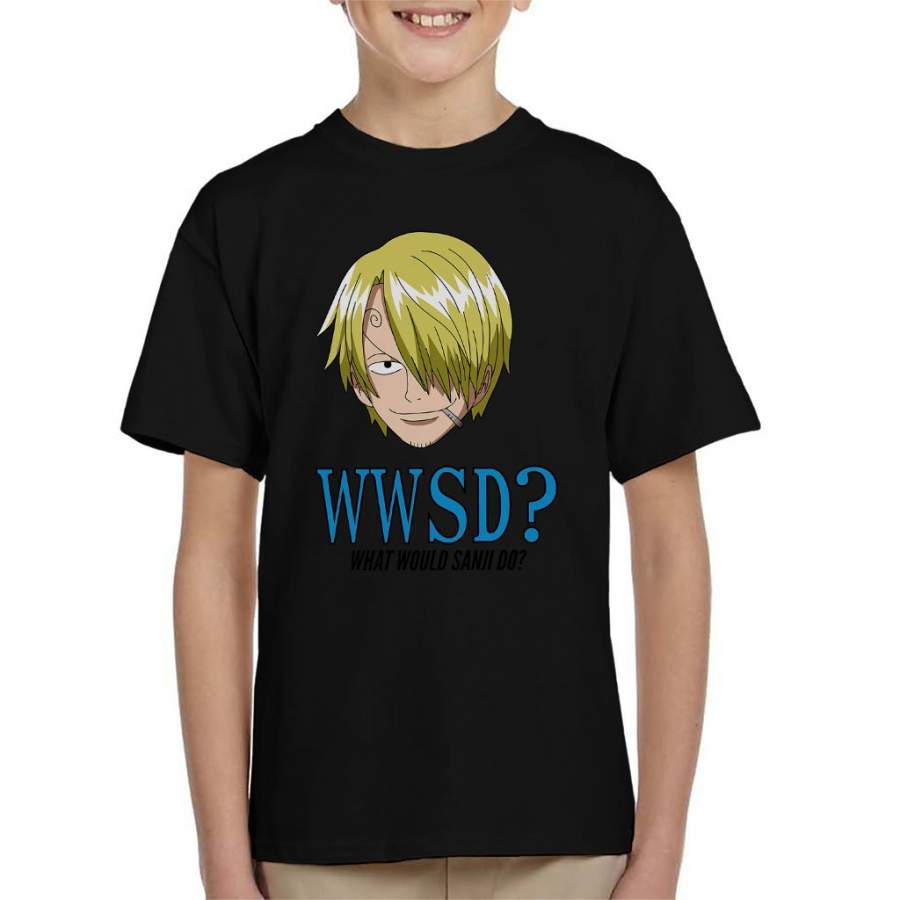 WWSD What Would Vinsmoke Sanji Do One Piece Kid’s T-shirt