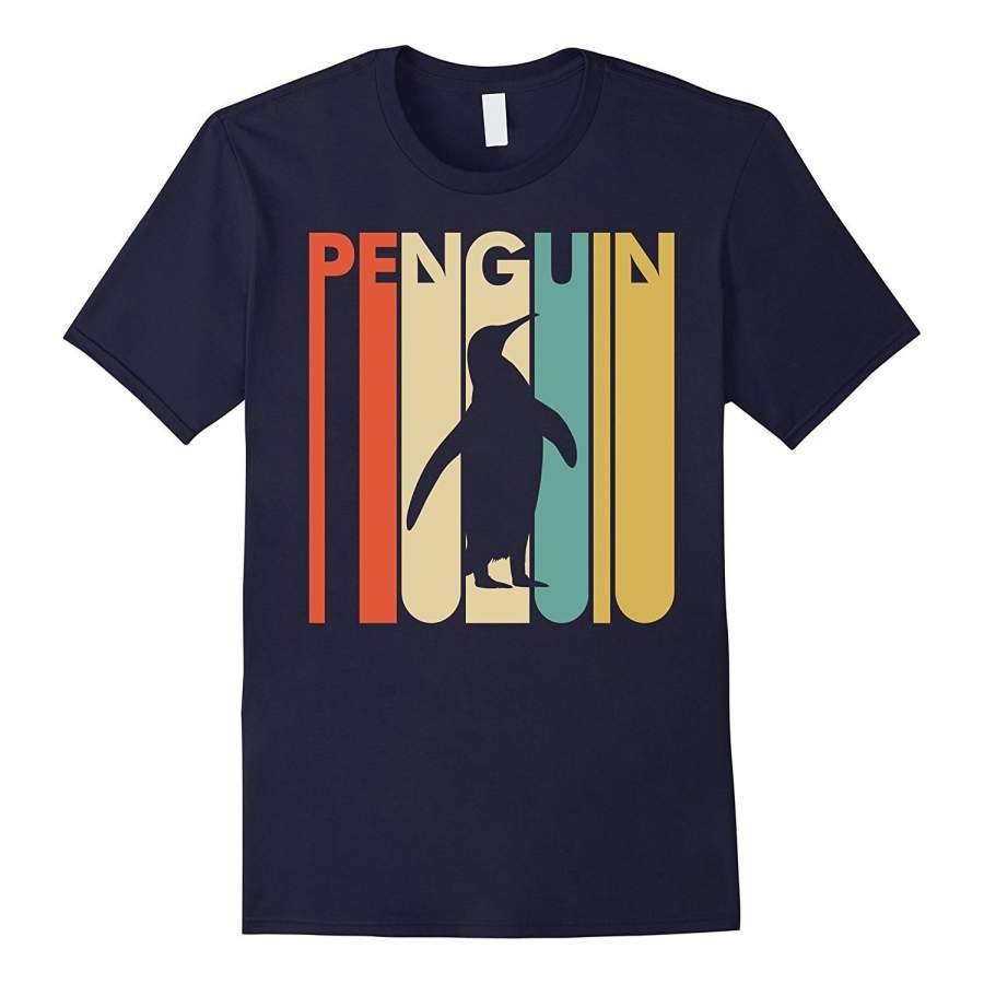 Vintage Style Penguin T Shirt Men Fashion Cotton T-Shirts Printed T Shirts