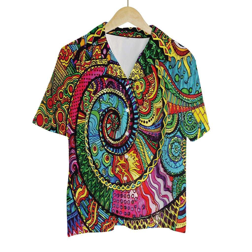 Tie Dye Hippie Colorful High Quality Unisex Hawaii Shirt For Men And Women Ha79689