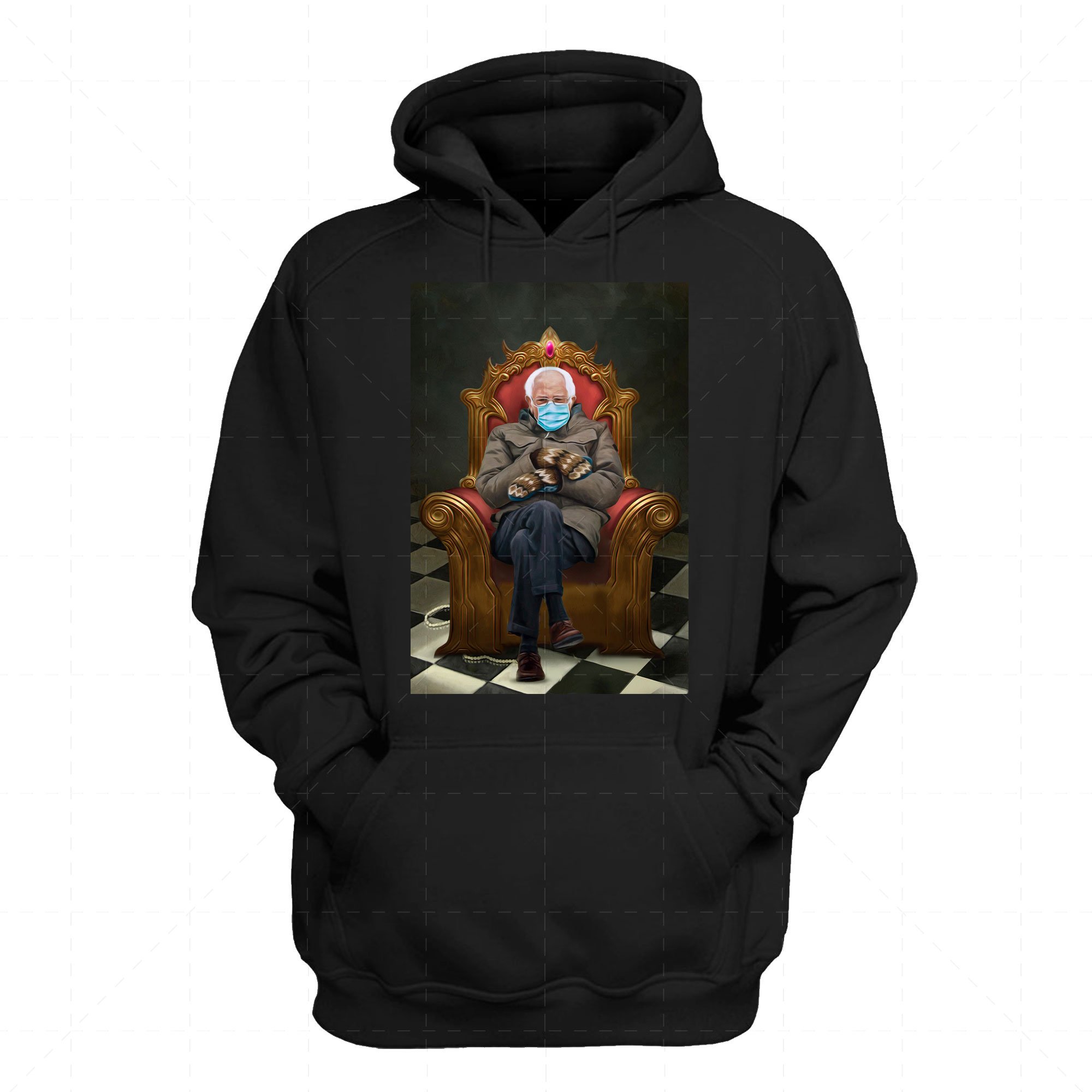 Bernie Meme 2D Hoodie